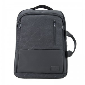 19SA-7842M Ny ankomst Dobbeltfunktioner bærbar rygsæk Nylon computer Rygsæk med håndtag, der kan konverteres til dokumentmappe