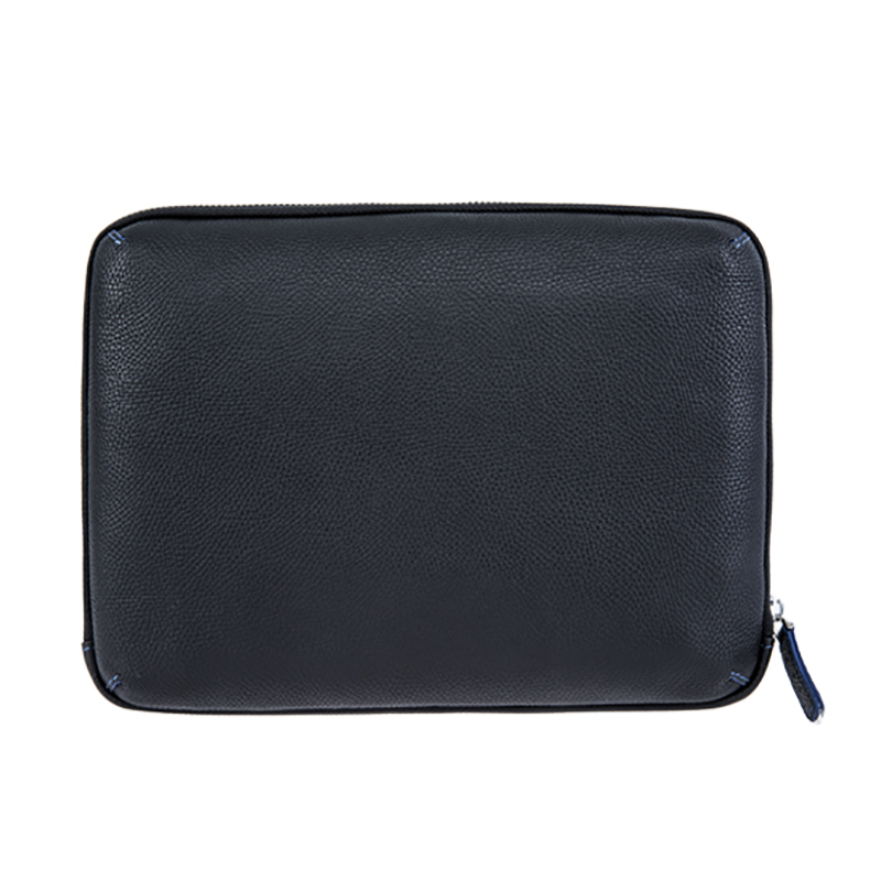 18SG-6831F Soft Litchi Texture Herre taske Læder Håndtaske Kompakt håndleds pose Organizer taske til mænd